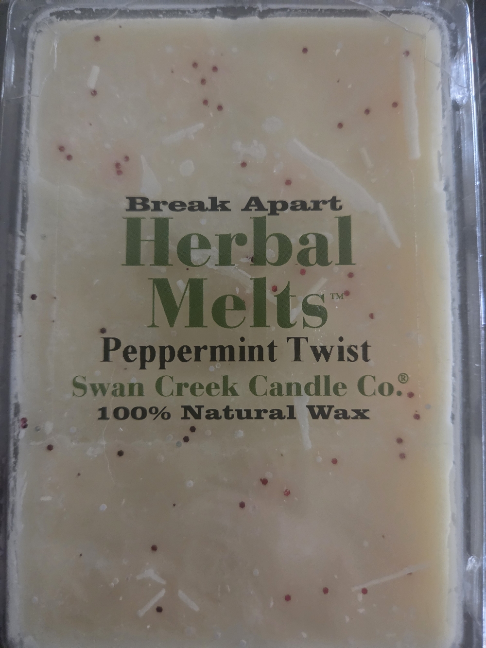 Peppermint Twist Herbal Melts - Cream
